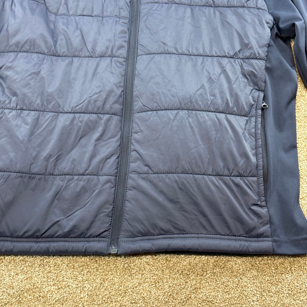 Refined Matter Men's Fresh Thyme Hybrid Quilted Jacket M Navy Blue Workwear - Picture 9 of 12